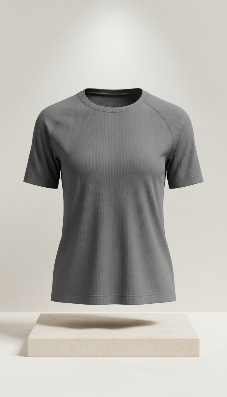 Shadow Gray Seamless Tee