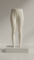 Ivory Silk Training Leggings